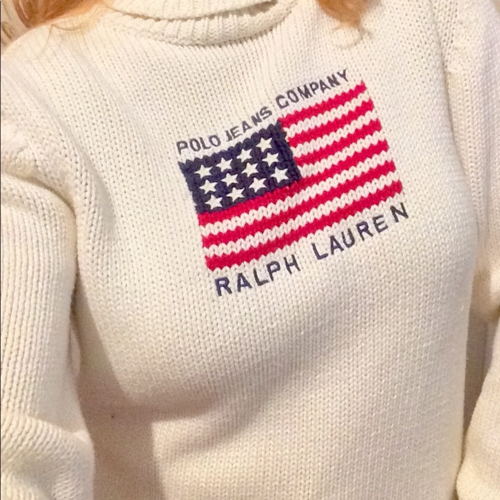 ❤️💣Gorgeous Vintage Polo Iconic 🐢 CottonSweater!